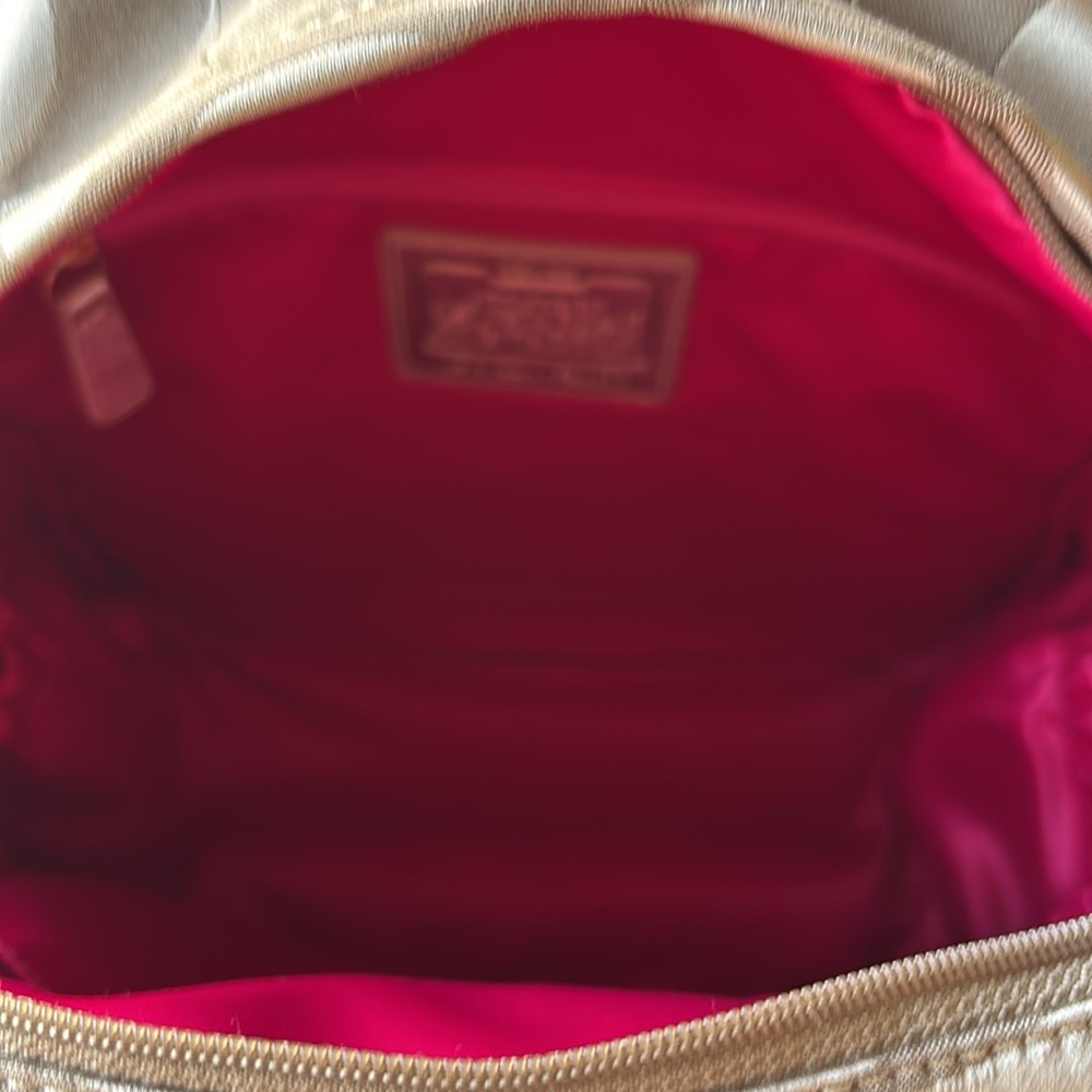 Coach Multicolor Backpack With Bow - image 7